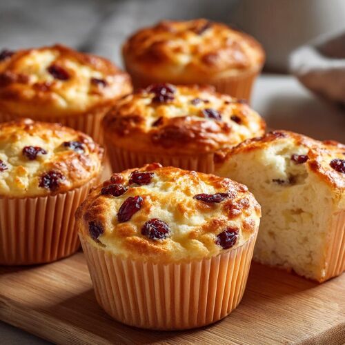 Cottage Cheese Muffins in Molds