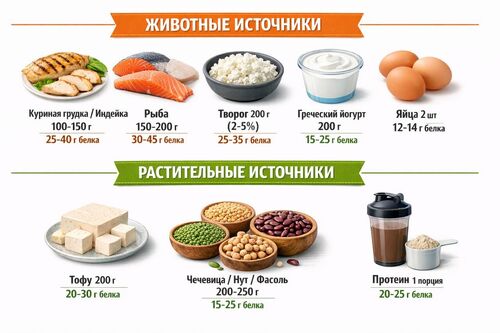 источники белка