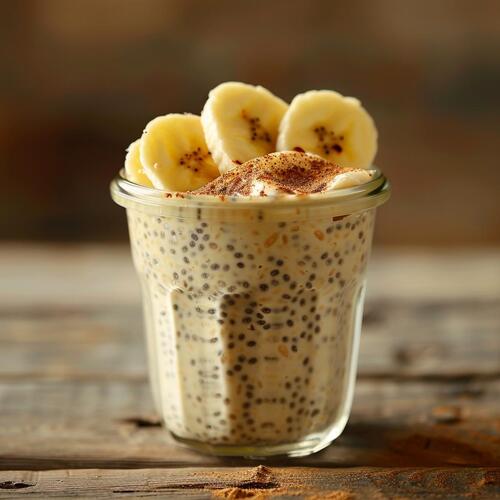 чиа пудинг с кефиром