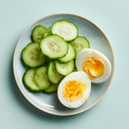 яйцо и огурец перекус 1200 ккал