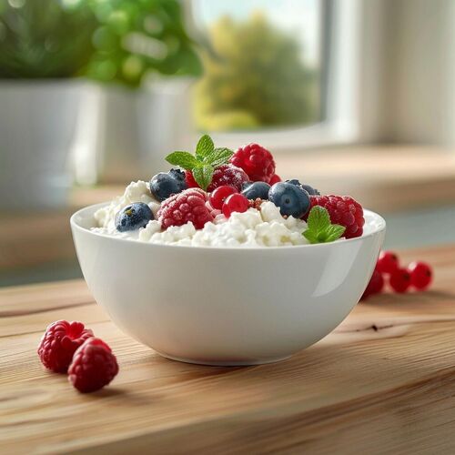 Cottage cheese with berries calories