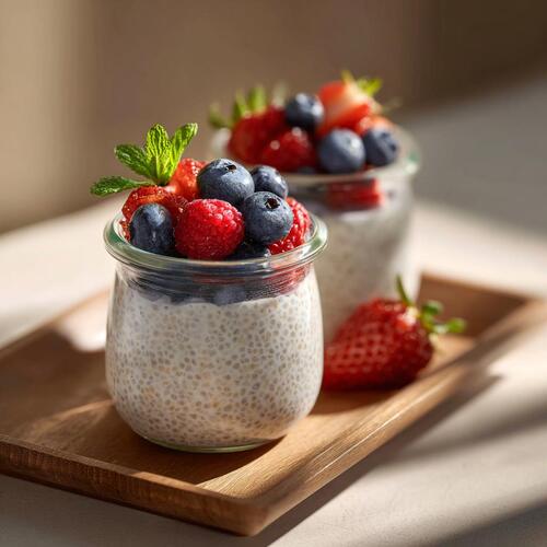 пудинг с семенами чиа