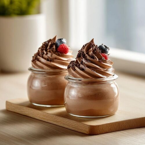 Chocolate Cottage Cheese Cream &ldquo;Like a Jar Dessert&rdquo;