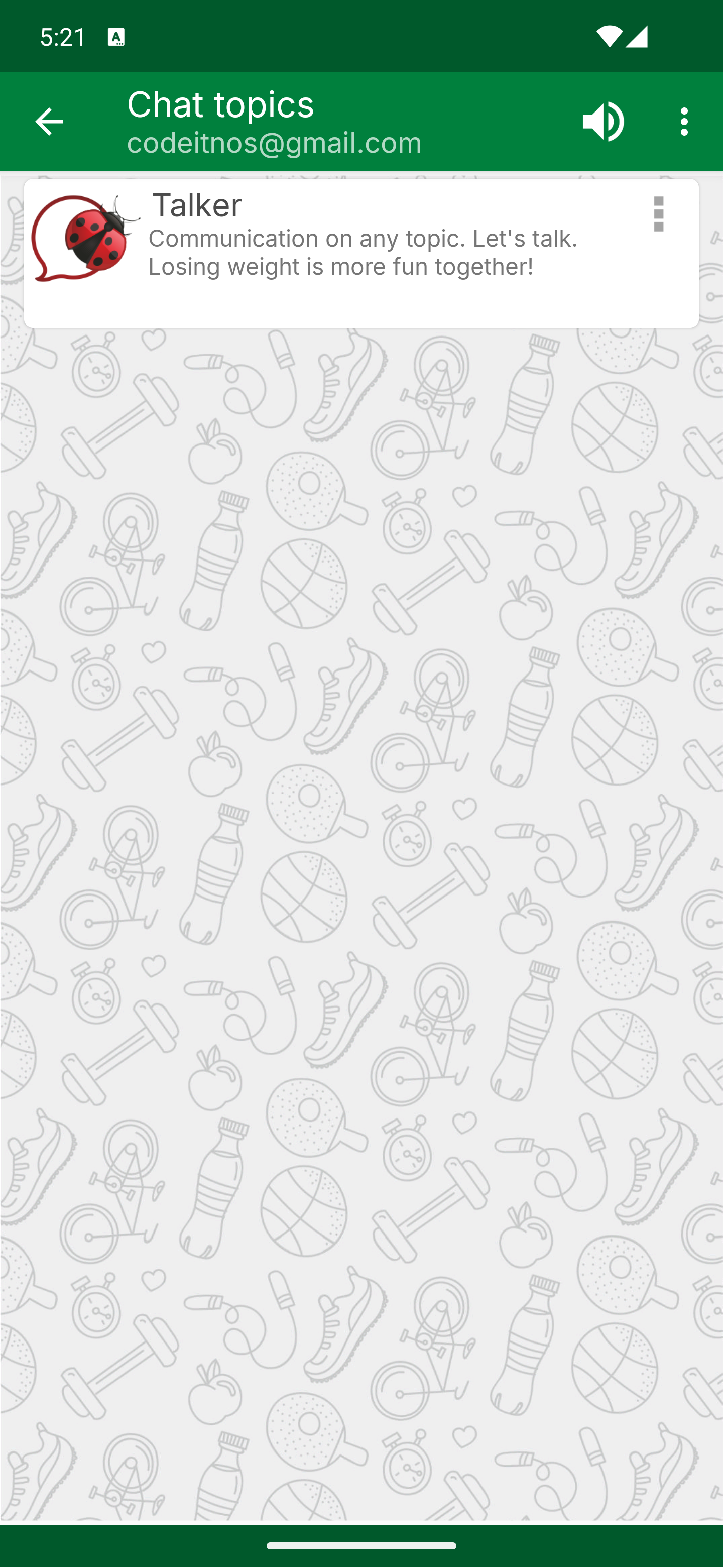 Chat topics
