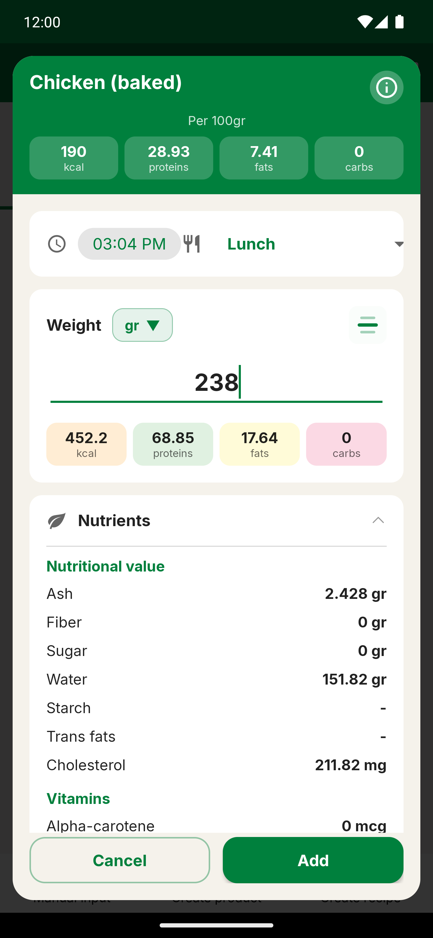 Product card