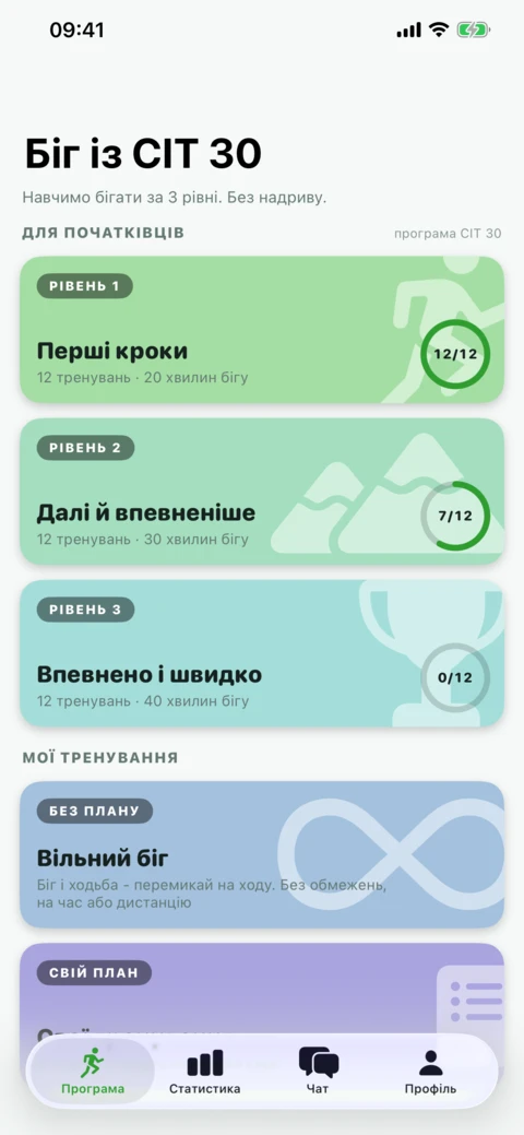 Почни бігати з СІТ 30